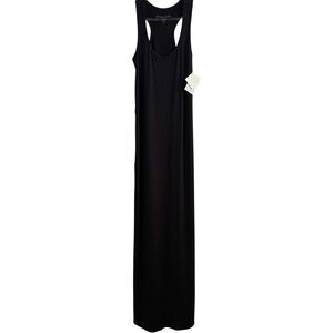 NWT‎ Rosie Pope Black Racerback Maternity Long Maxi Dress Size Small